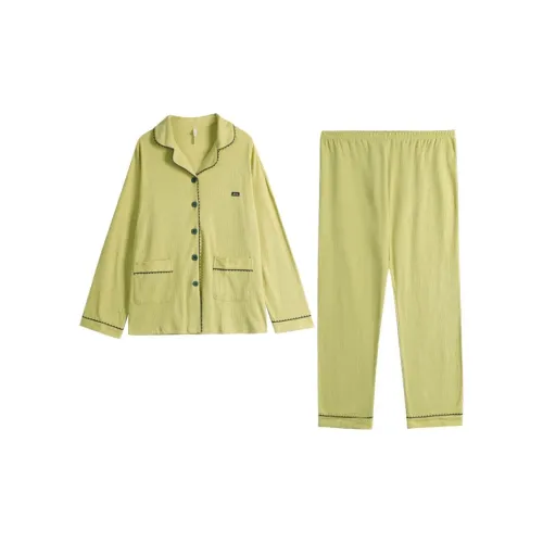 DUOLAMEI Фруктовый зеленый Женский комплект пижам