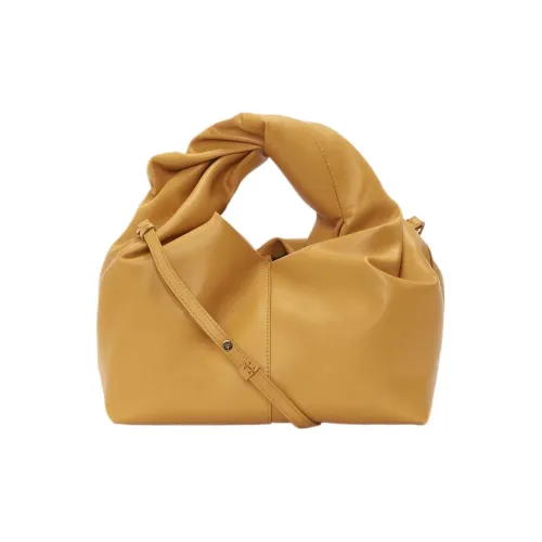 JW Anderson Full с рельефной голенью кожа сумка через плечо сумка через плечо мини женская горчичный желтый