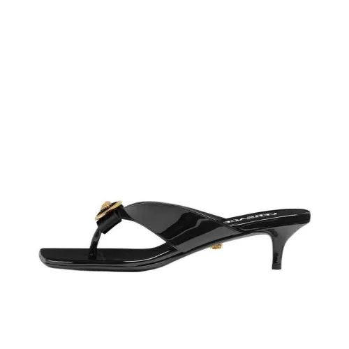 VERSACE Слипоны Женские Черные