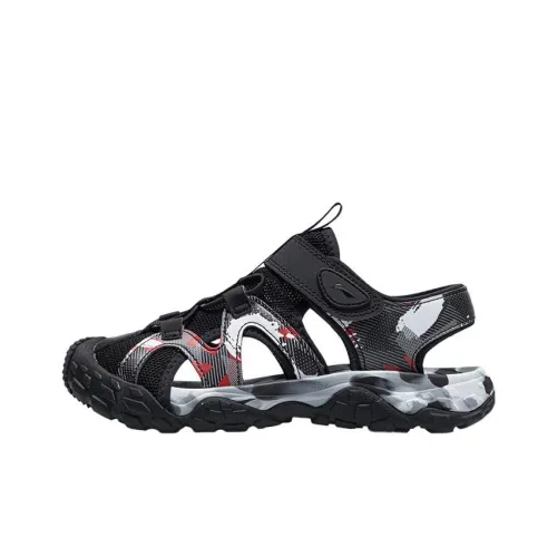 LINING YOUNG Sports Life Collection Детские Сандалии Черные Подростки