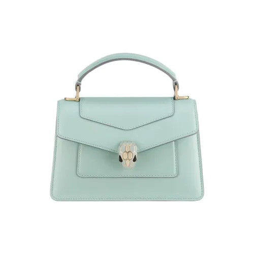 BVLGARI Сумка через плечо из телячьей кожи Сумка Extra Small Женская Светло-Синий