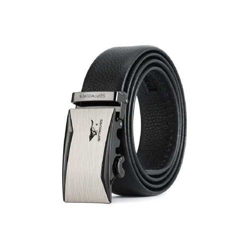 SEPTWOLVES New Arrival Casual Versatile Fashion Trend Автоматическая застежка Кожаные ремни Мужской Ширина 3,5 см