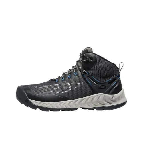 KEEN Nxis Evo WP Series Амортизация Легкий Низкий Топ Уличная Обувь Мужская Черная