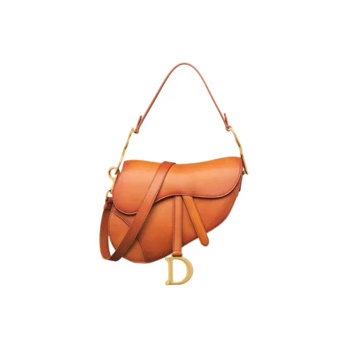 DIOR Lambskin Saddle Bag Сумка через плечо Сумка для женщин Цвет бронза
