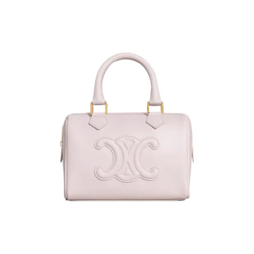 CELINE Cuir TriompheTriomphe Телячья кожа Через плечо Сумка Маленькая Женская Розовая