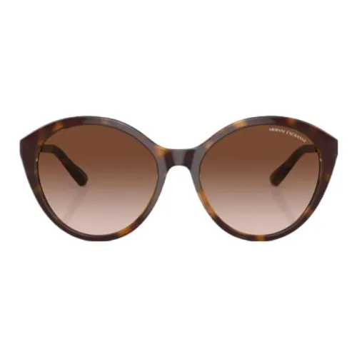 ARMANI EXCHANGEAE Вытесанные под давлением Нерегулярная форма Солнцезащитные очки Мужской Коричневый