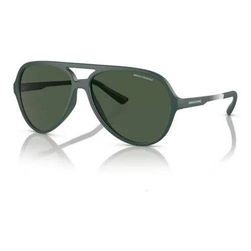 ARMANI EXCHANGE Воздействие Литья Металл Aviator Солнцезащитные очки Мужской Зеленый