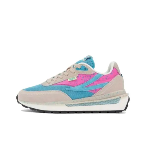 FILA Renno Износостойкий и Легкий Низкий Топ Беговые кроссовки Женские Бежевые