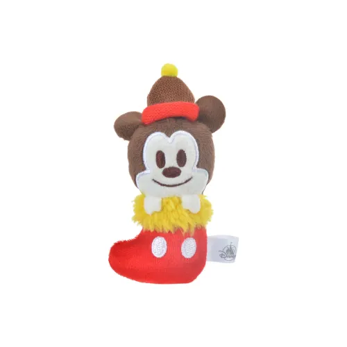 Disney Mickey Mouse Рождественские носки Кукла Плюшевый брелок 11,5 см высота