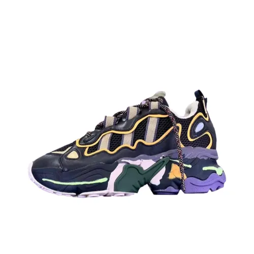 Adidas Originals Ozthemis Тренеры Противоскользящий Низкий Топ Кэжуал Мужской Черный