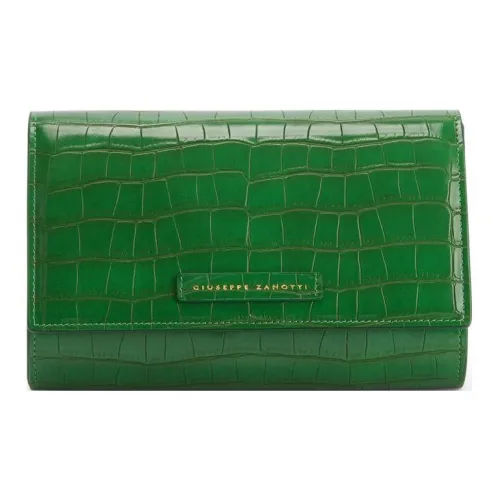 Giuseppe Zanotti GZ ПУ (полиуретан) Полиэстер Клатч Женские Зеленый