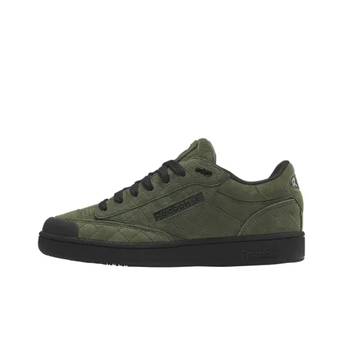 Reebok Club C Скейтборд Кроссовки Низкие Зеленые Мужские