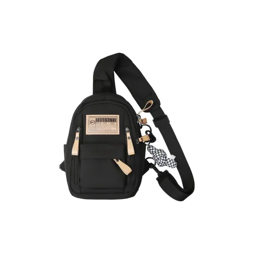 NIGEER Сумка через плечо из нейлона сумка-бананка сумка-слинг унисекс черный белый хаки бордовый