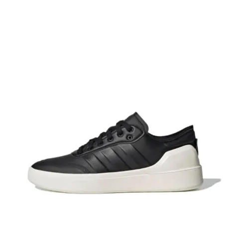 Adidas Court Revival Устойчивые к истиранию противоскользящие низкие скейтбордические кроссовки женские черные