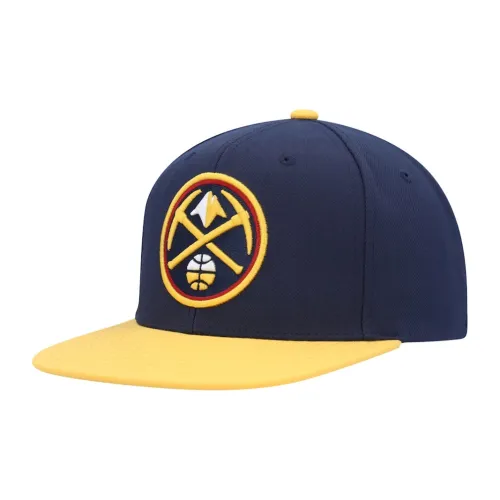 MITCHELL NESS Кепки Мужские Морской Синий Золотой