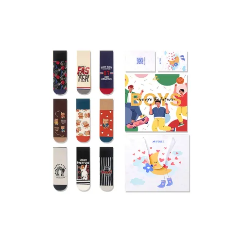 FINEI Низкие носки Мужские 9 Двойные Loads