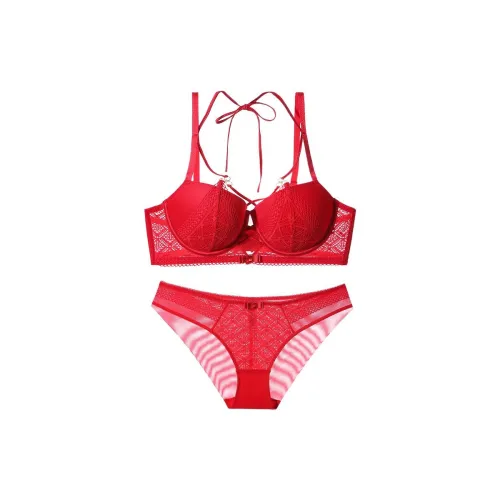 DXTOXS Комплект нижнего белья для женщин красный