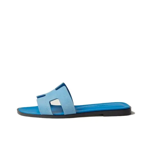 HERMES Oran Резина Подошва Антибактериальные Слипоны Женские Синие