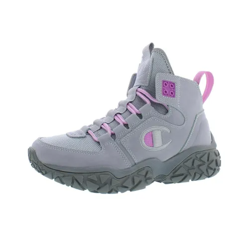 Champion Шокабассеры Slip-Resistant Abrasion-Resistant High Top Повседневная Обувь Женская Серый