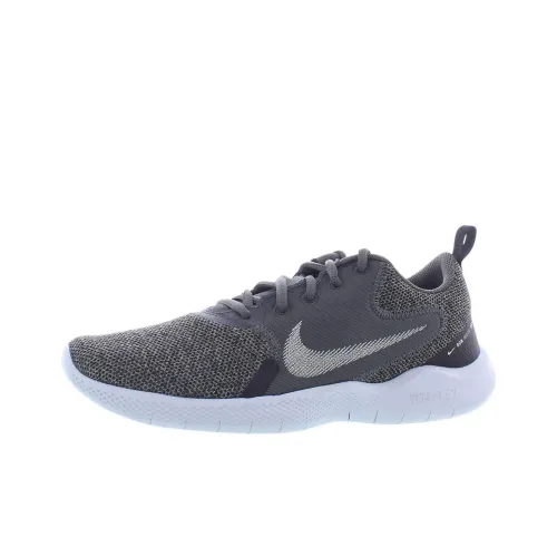 Nike Flex Experience RN 10 Амортизация Износостойкий Низкий Топ Беговые кроссовки Женские Серый