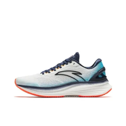ANTA Беговые кроссовки Low Top Папирус Белый/Озеро Синий/Новый Чернила Синий Мужской