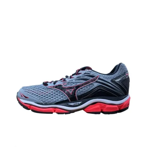 Mizuno Wave Enigma 6 Устойчивые к истиранию Дышащие Низкие Кроссовки для бега Женские Серый Красный