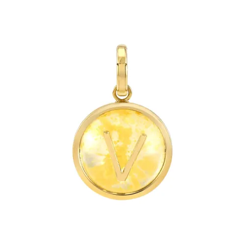 Burberry PVC Бронза Смола Подвески Женские Золото