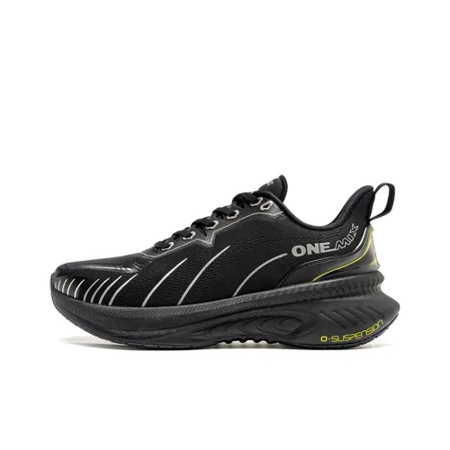 ONEMIX Амортизирующие беговые кроссовки Унисекс Роллс-черный