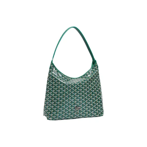 GOYARD Bohème Hobo Холст с кожей Собака's Teeth Сумка на плечо Комбинированная сумка Сумка на плечо Женская