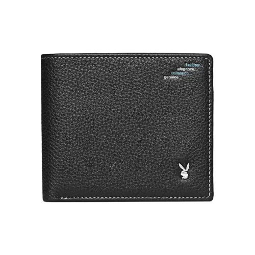 Playboy Кошелек из коровьей кожи мужской черный кофейный