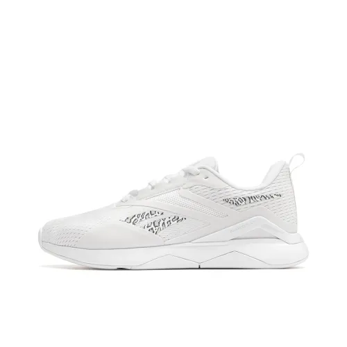 Reebok Nanofle Abrasion Resistant Низкие Кроссовки для тренировок Женские Белые
