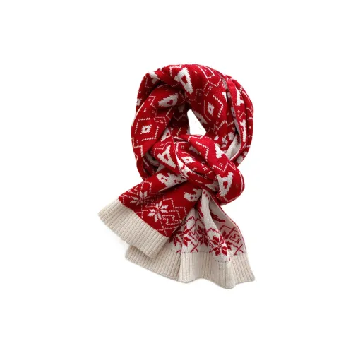 Акриловые вязаные шарфы унисекс