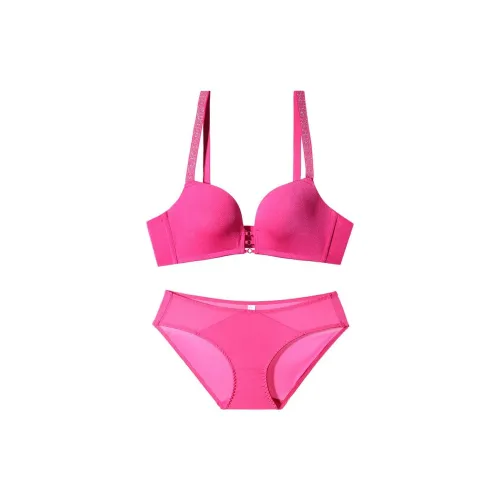 DXTOXS Комплект нижнего белья для женщин розовый красный