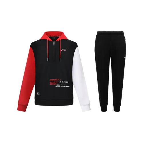 LINING Толстовка Комплект Унисекс Черный + Черный