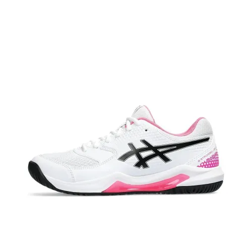 Asics Гель DEDICATE 8 PB Амортизация Износостойкие Низкие Кроссовки для тренировок Женские Белые Розовые