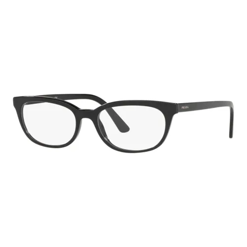 PRADA Ацетат Оправа для очков Cat Eye Унисекс Черный