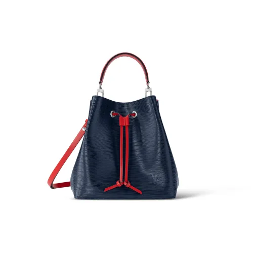 LOUIS VUITTON NOE Epi Коровья кожа Ведрообразная сумка Сумка через плечо Сумка для женщин Индиго