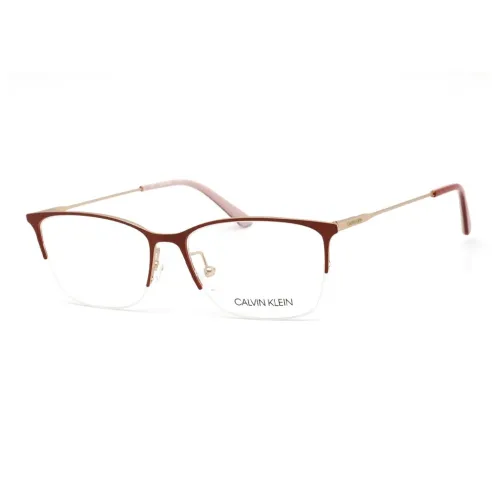 CK Calvin Klein Металл Прямоугольные Оправы для очков Женские Красные