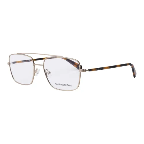 CK Calvin Klein Металл Ацетат Нерегулярная форма Оправы для очков Мужской Черепаховый