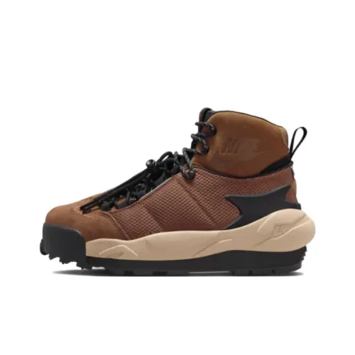 Sacai совместный бренд x Nike Air Magmascape 'Pecan' Дышащая Высокая Обувь для Уличных Спортов Унисекс Хаки