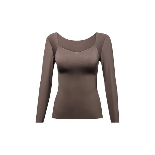 DXTOXS Термический топ женский кофейный