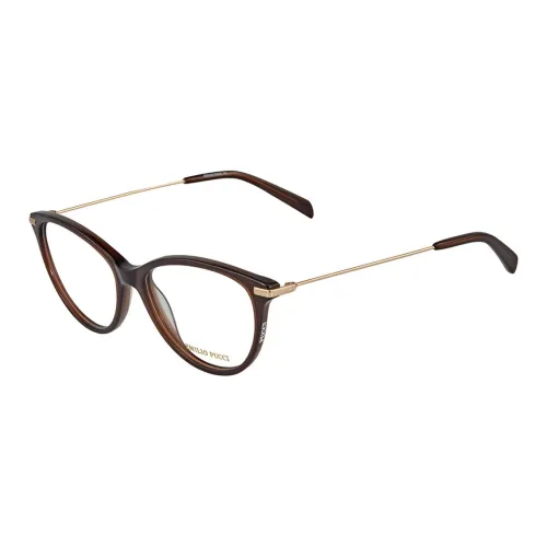 EMILIO PUCCI Ацетат Нерегулярная форма Оправы для очков Женские Коричневый