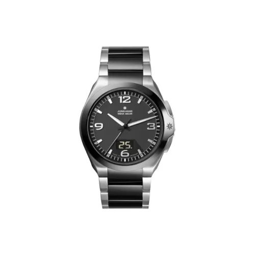 JUNGHANS Spektrum Giant Solar Collection Кварцевый механизм Мужские часы Часы Черный циферблат