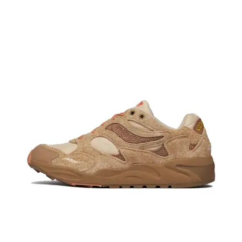 Saucony Grid Shadow 2 Беговые кроссовки Низкий Топ Коричневый Мужской
