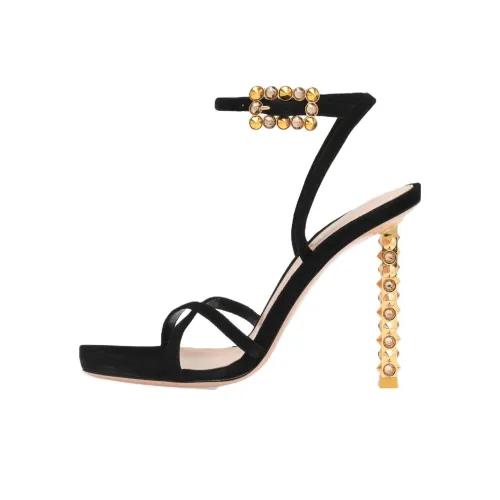 GIANVITO ROSSI One Ремень Сандалии 10,5 см Женские Черные