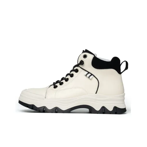 LAORENTOU Износостойкий и Легкий Высокий Топ Повседневная Обувь 3 см Женская