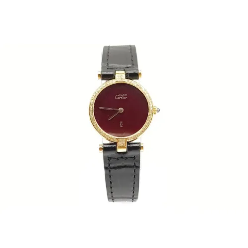 CARTIER Кварцевый механизм Женские часы 24 мм Красные