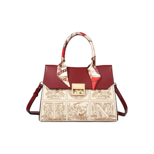 TUCANO Коровья кожа Сумка Большая Женская Бордовая