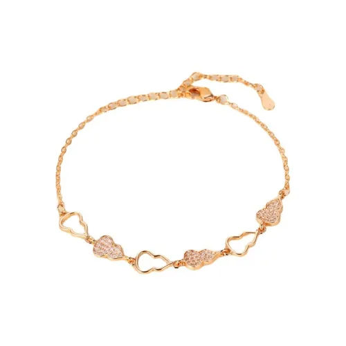 UTD Циркон Браслеты Женские Шампанское Золото