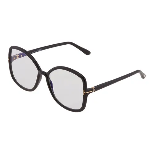 TOM FORD Пластик Нерегулярная форма Оправы для очков Женские Черный